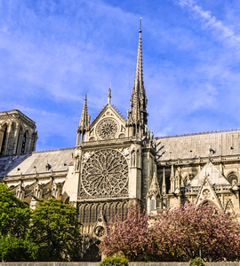 Majestic Notre Dame Cathedral 2 of 3 Paris France Rare Masters Collection