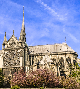 Majestic Notre Dame Cathedral 3 of 3 Paris France Rare Masters Collection