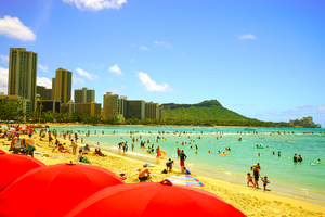Vintage Waikiki Snapshot in Time 1 of 4