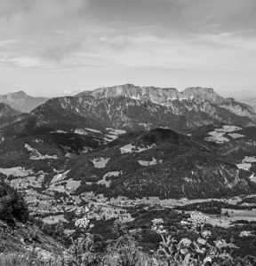 BW At the Eagles Nest on Mount Kehlstein 2 of 3 Berchtesgaden Germany Rare Masters Collection