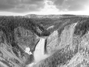 BW Mighty Yellowstone 1 - Grand Canyon of the Yellowstone River - Yellowstone National Park