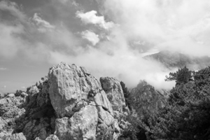 BW Snapshot in Time Presents One Day Atop Kehlstein Mountain 9 of 12 - The Eagles Nest in Bavaria Germany
