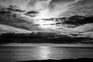 BW Sunset After the Rain