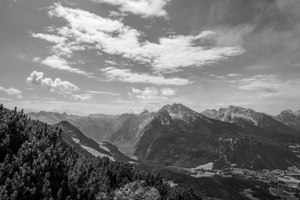 BW Under the Summer Sun in the Berchtesgaden Alps in Bavaria Germany 1 of 3 
