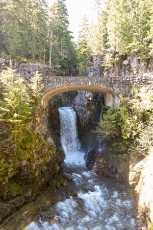 Christine Falls Mount Rainier Pacific Northwest Washington - Waterfall 