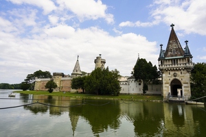 Franzensburg Castle at Laxenburg Castle Park in Vienna Austria