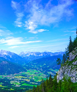 Hockonig Hochseller Torsaule Mandlwand Watzmann in Bavaria Germany