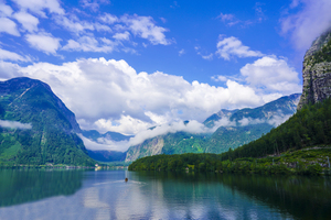 Lake Hallstatter and the Salzkammergut Cultural Landscape UNESCO World Heritage Site in Austria