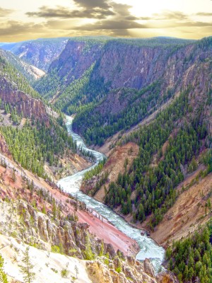 Mighty Yellowstone 2 - Yellowstone River - Yellowstone National Park