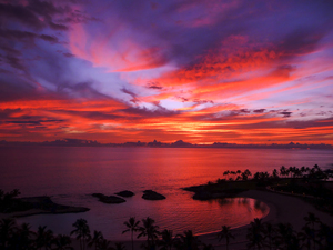 Euphoria Before Bliss - 2013 ARTWORK OF THE YEAR WINNER - Pink and Orange Kissed Skies over Hawaii at Sunset