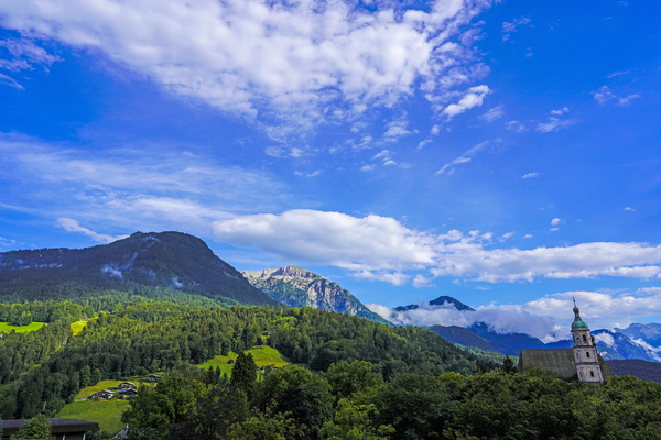 Berchtesgaden Town in Summer in Bavaria Germany 1 of 7