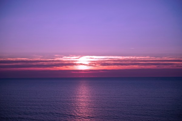 New Day Dawning over the Atlantic Ocean