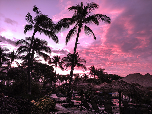 After the Beach Party - Tropical Sunset Hawaii
