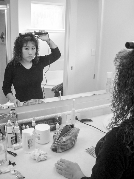 BW   Candid Retrospective 2001   Hair Day Curls   William Robert Stanek   Rare Limited Edition