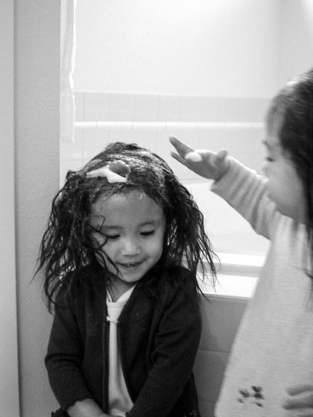 BW   Candid Retrospective 2001   My Hair Day Too Mom   HC Stanek   Rare Limited Edition