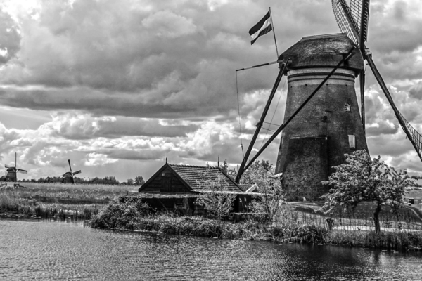 BW Beautiful Day Don Quixote and his Windmills 2 of 3 The Netherlands Rare Masters Collection