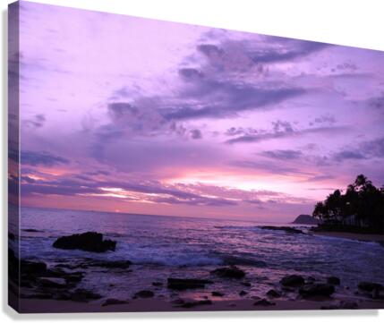 Purple Skies Over Hawaii - Sunset by 360 Studios Wall Art