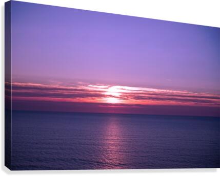 New Day Dawning over the Atlantic Ocean  Canvas Print