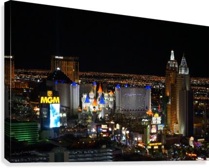 Viva Las Vegas  Canvas Print