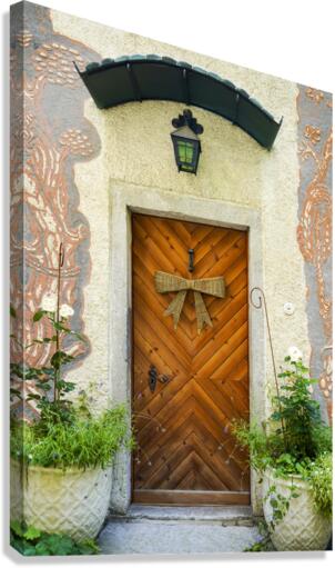 At the Door - Photographic Art  Canvas Print