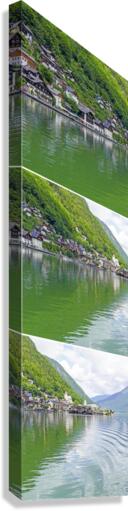 Lakeside at The Old Town 1x3 Complete Hallstatt Austria Rare Masters Collection  Canvas Print