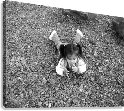 BW   Candid Retrospective 2001   The Rock 3 of 3   HC Stanek   Rare Limited Edition  Canvas Print
