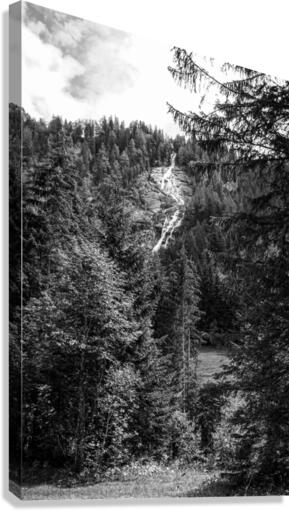 BW Serenity Found in the Alps of Switzerland 3 of 3   HC Stanek   Rare Limited Edition  Canvas Print