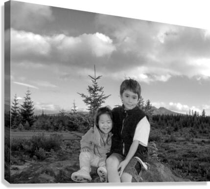 BW   Candid Retrospective 2001   The Rock 2 of 3   HC Stanek   Rare Limited Edition  Canvas Print