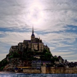 Mount Saint Michael The Fires of Heaven - Normandy France - Limited Edition William Robert Stanek