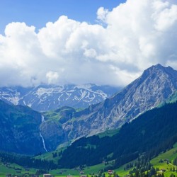 Mountains and Waterfalls - Switzerland