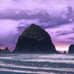 Cannon Beach at Sunset - Oregon Coast - Limited Edition William Robert Stanek