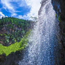Splish Splash   Inside the Waterfall   Colorado