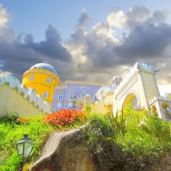 Fairy Tale Palace   Palacio Nacional da Pena   National Palace of Pena   Sintra Portugal