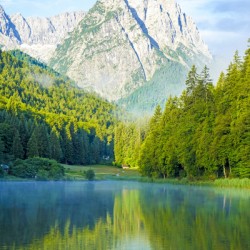 Lake Reissersee and the Mountains of the Wetterstein - Rare Print Limited Edition William Robert Stanek