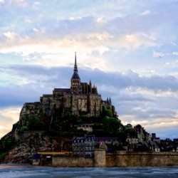 Mont St Michael Rising Tide Panorama - France - Limited Edition William Robert Stanek