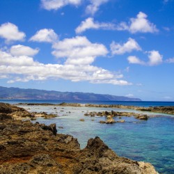 Brilliant Blue Skies Over Hanauma Bay Hawaii