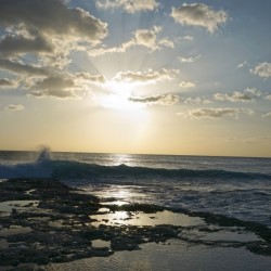 Softly Came the Night Over the Pacific - Sunset Hawaii 