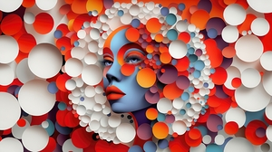  Lady Amongst Orbs