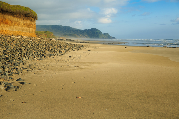 Walk the Oregon Beachscape Print