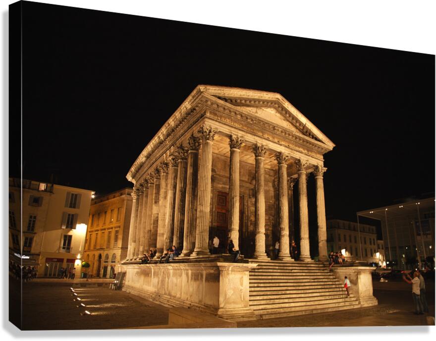 Maison Carree – Left Angle Canvas Print