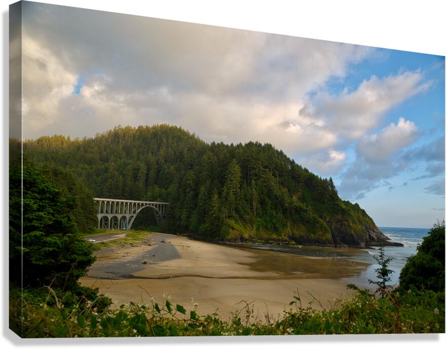 Haceta Beach Overlook Canvas Print