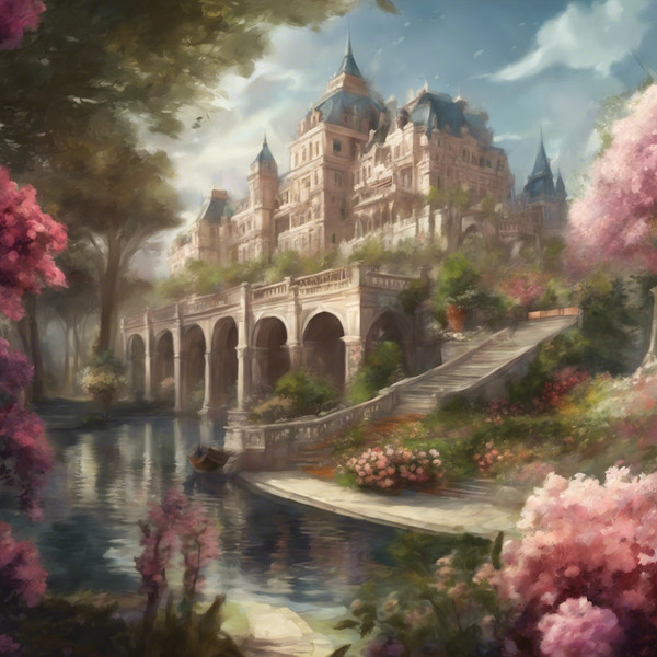 Family mansion Print