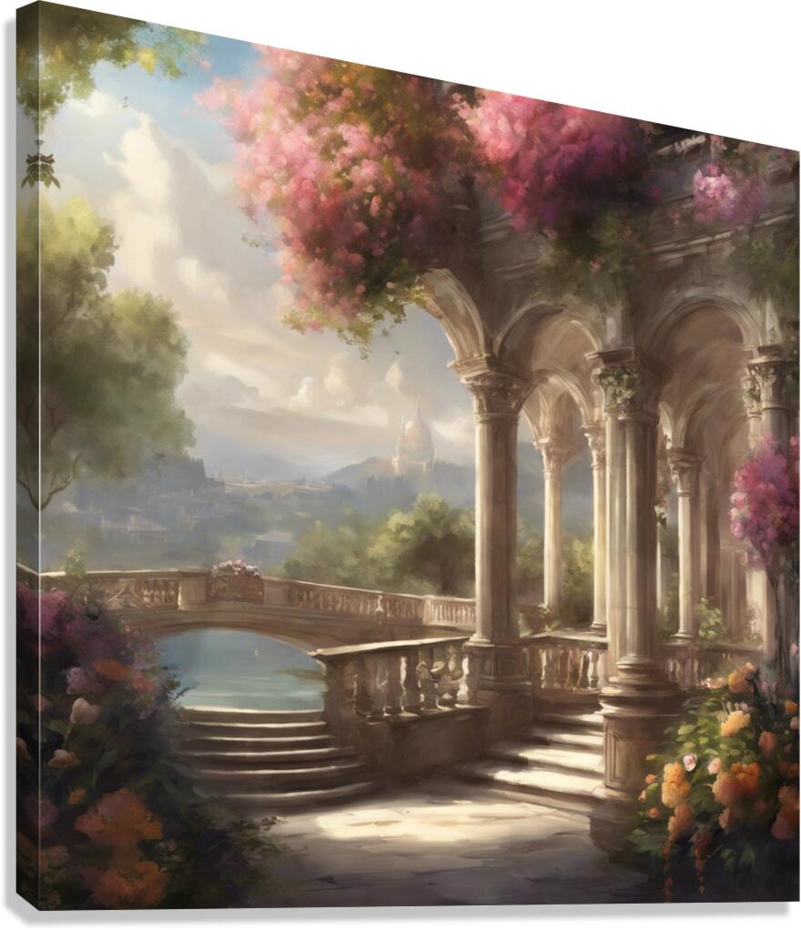 Border Palace Canvas Print