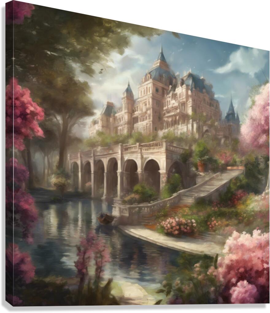 Family mansion Canvas Print