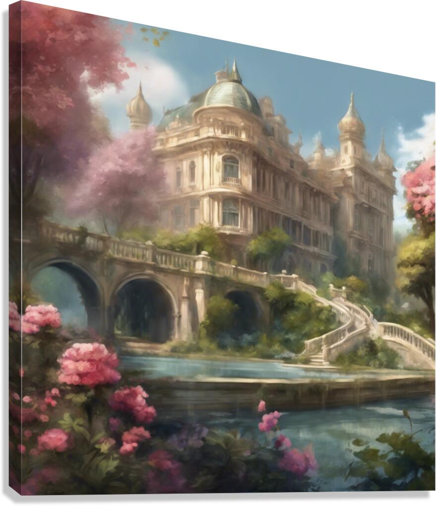 Palace River Canvas Print