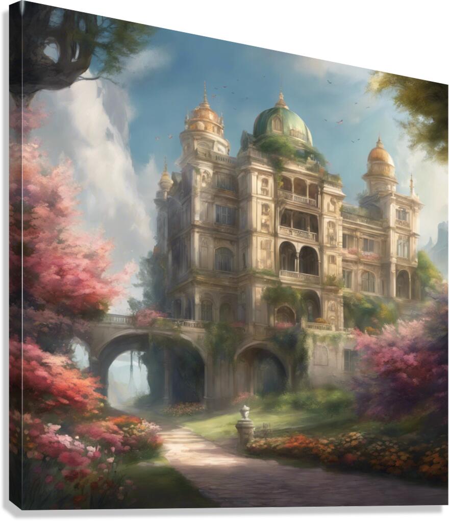Palace tower Canvas Print