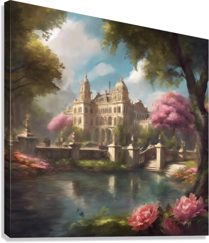 Palace of happiness Canvas Print