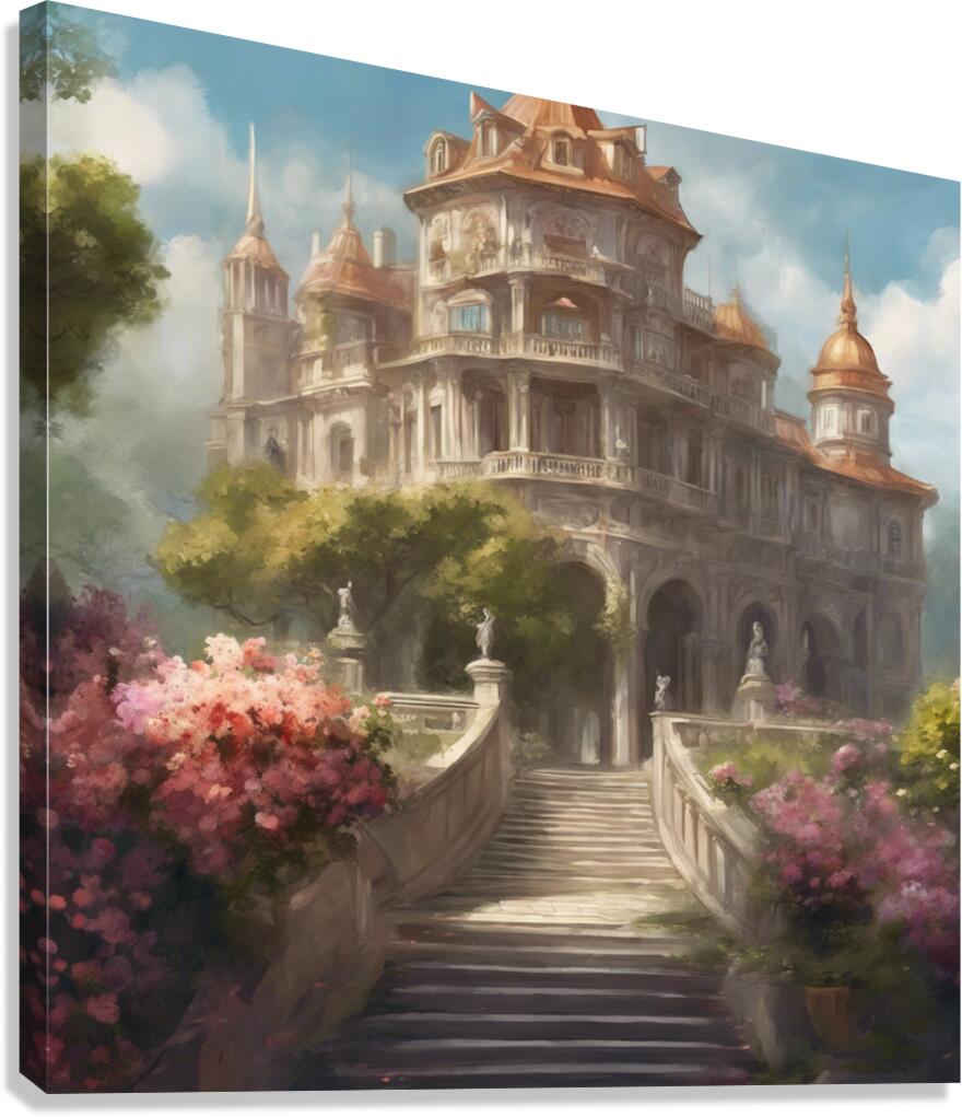 Alhak Palace Canvas Print
