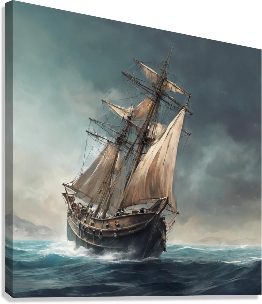 sea ​​waves Canvas Print