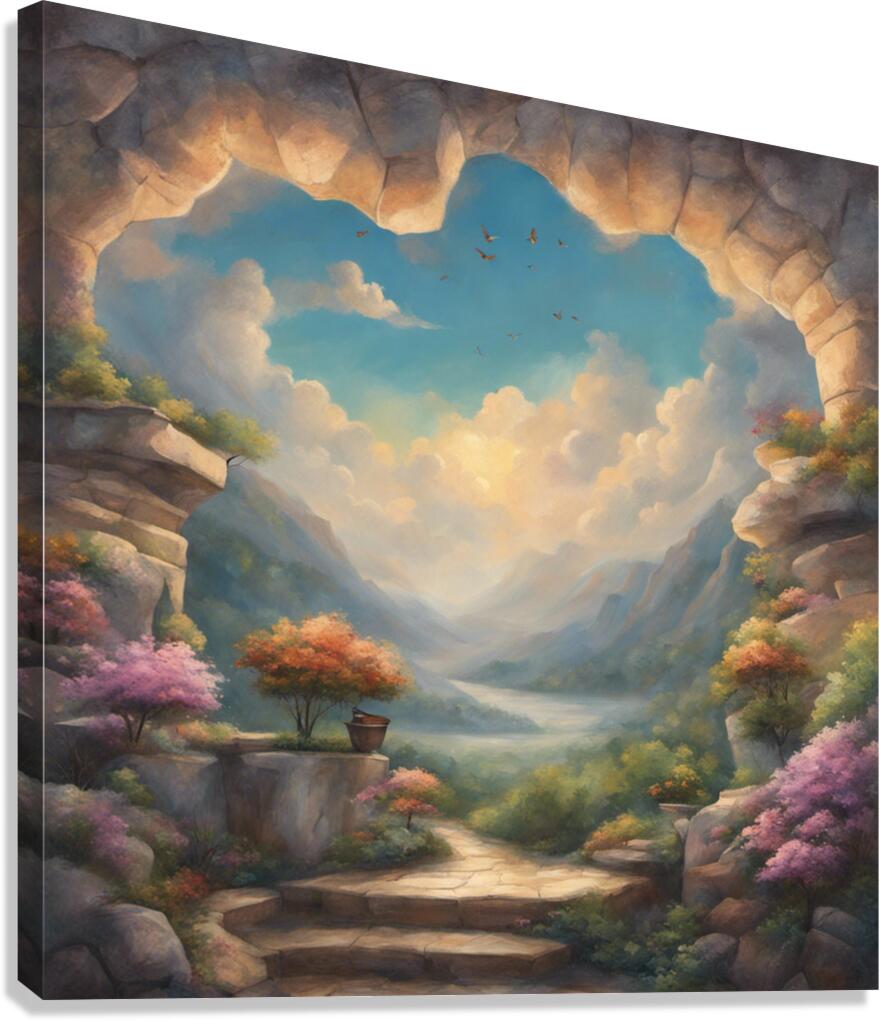 clear sky Canvas Print